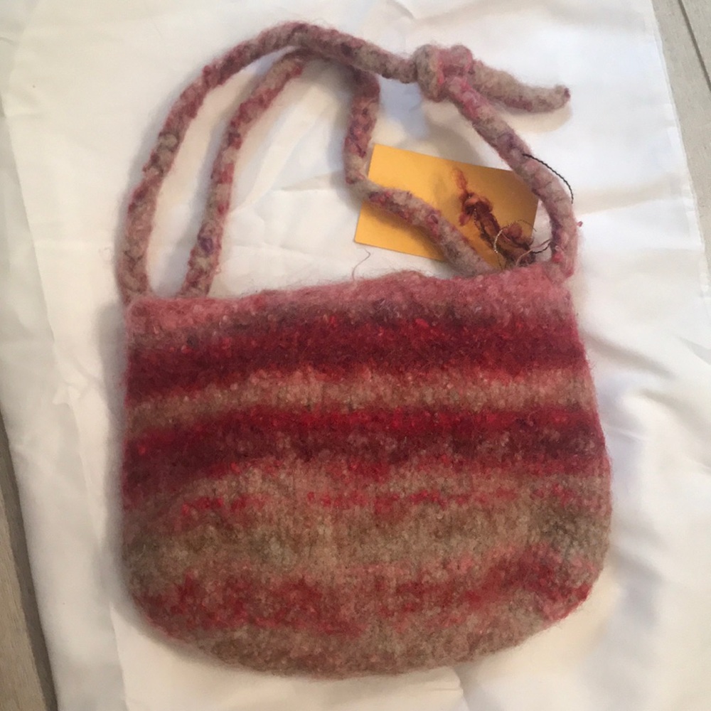 Dianne’s Purls Hans knitted chunky knit purse NWT - Picture 5 of 6